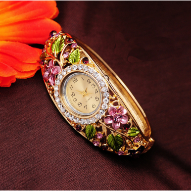 Gold bangle clearance watch